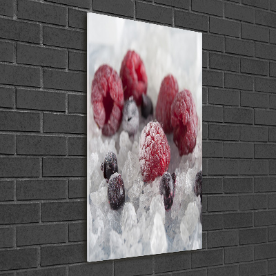 Staand plexiglas foto Bevroren fruit