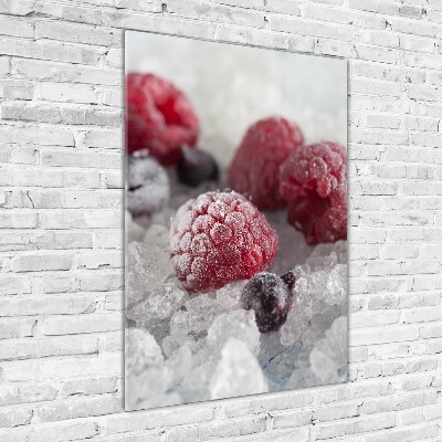 Staand plexiglas foto Bevroren fruit