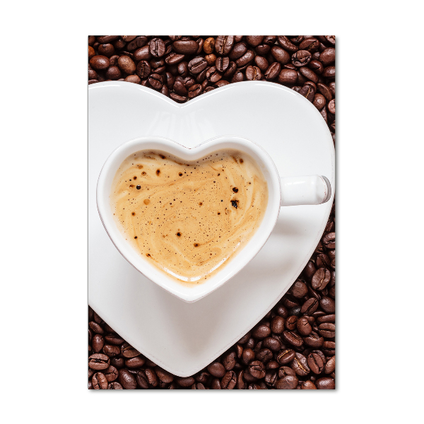 Staand foto plexiglas Een kopje koffie