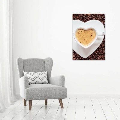 Staand foto plexiglas Een kopje koffie