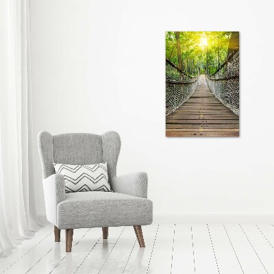 Staand foto in plexiglas Hangbrug