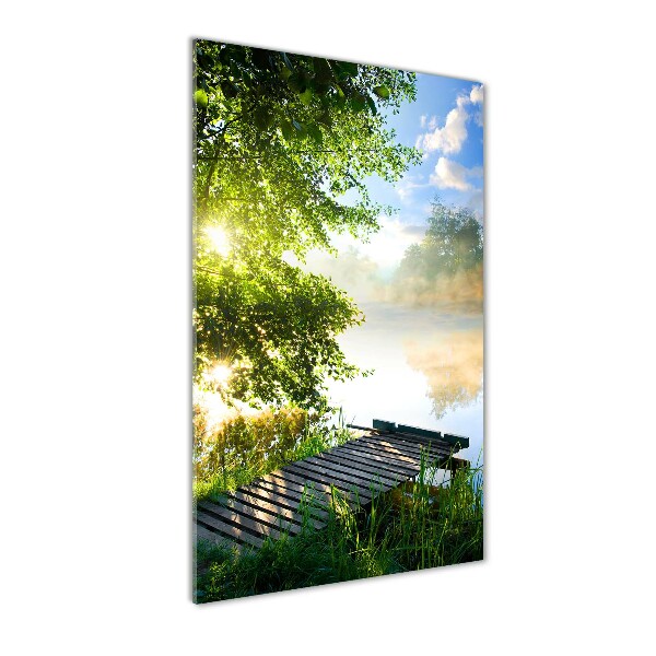 Staand plexiglas foto Houten steiger
