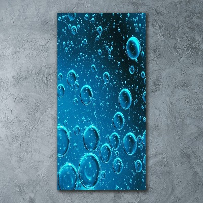 Staand foto in plexiglas Bellen onder water