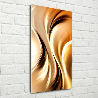 Staand foto in plexiglas Abstracte golven