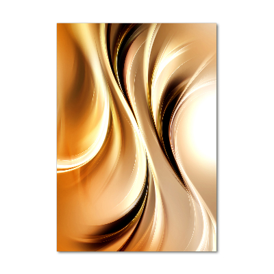 Staand foto in plexiglas Abstracte golven