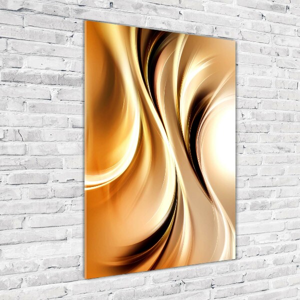 Staand foto in plexiglas Abstracte golven