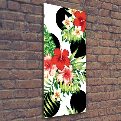 Staand foto op plexiglas Hawaiiaans patroon