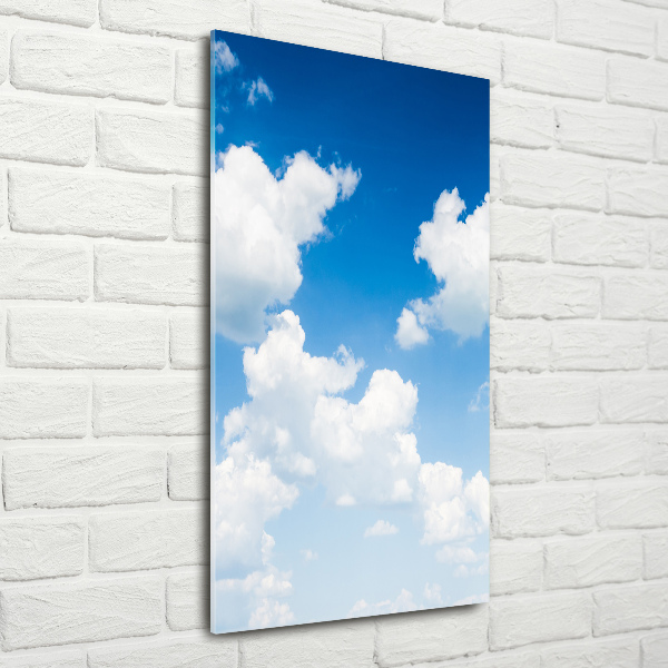 Staand foto plexiglas Wolken aan de hemel