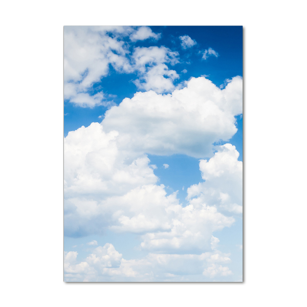 Staand foto plexiglas Wolken aan de hemel
