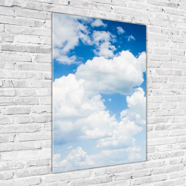 Staand foto plexiglas Wolken aan de hemel