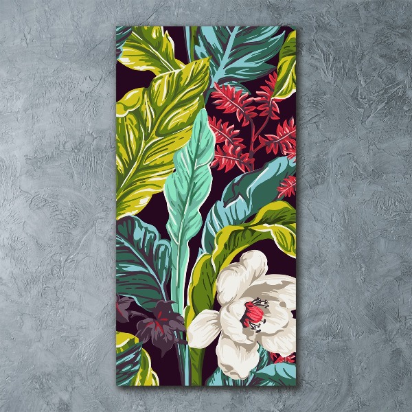 Staand plexiglas foto Tropische bloemen