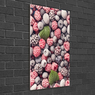 Staand foto op plexiglas Bevroren fruit