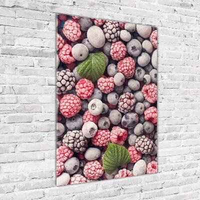 Staand foto op plexiglas Bevroren fruit