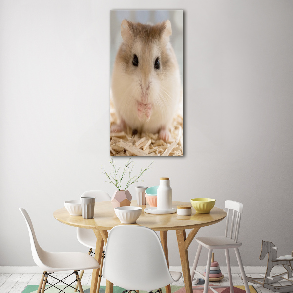 Staand foto in plexiglas Hamster