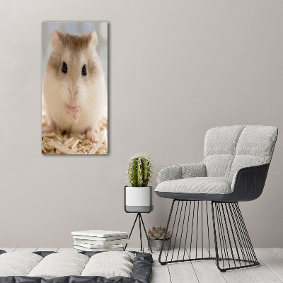 Staand foto in plexiglas Hamster