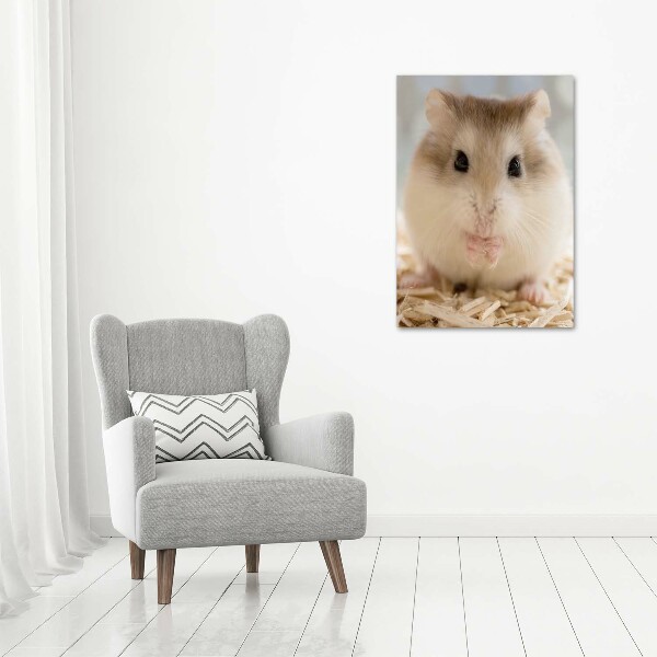 Staand foto in plexiglas Hamster
