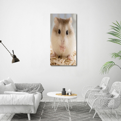 Staand foto in plexiglas Hamster