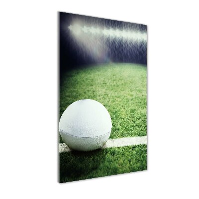 Staand foto plexiglas Rugbybal