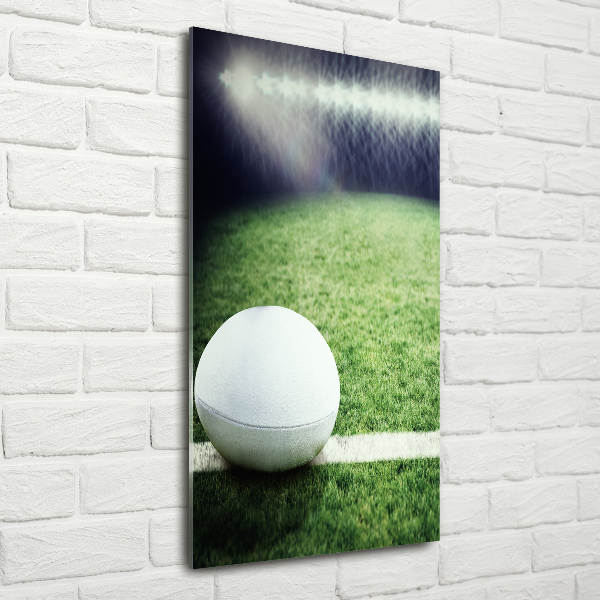Staand foto plexiglas Rugbybal