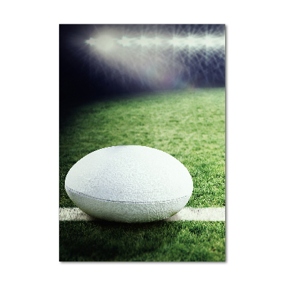 Staand foto plexiglas Rugbybal