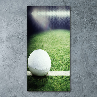 Staand foto plexiglas Rugbybal
