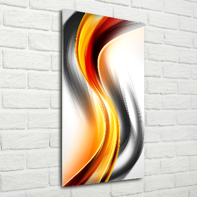 Staand foto op plexiglas Abstracte golven