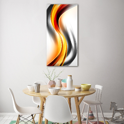 Staand foto op plexiglas Abstracte golven