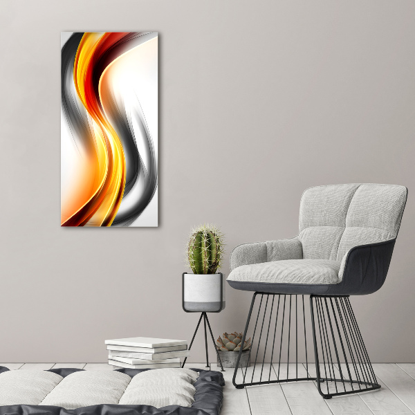 Staand foto op plexiglas Abstracte golven