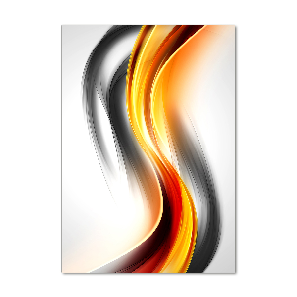 Staand foto op plexiglas Abstracte golven