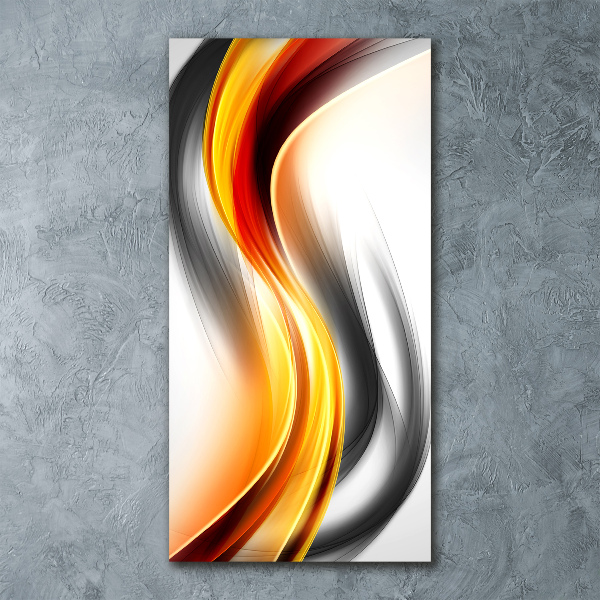 Staand foto op plexiglas Abstracte golven