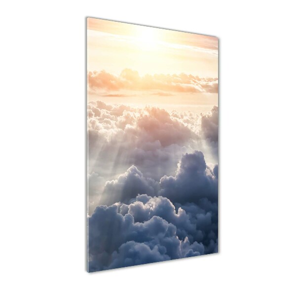 Staand foto in plexiglas Vliegen boven de wolken