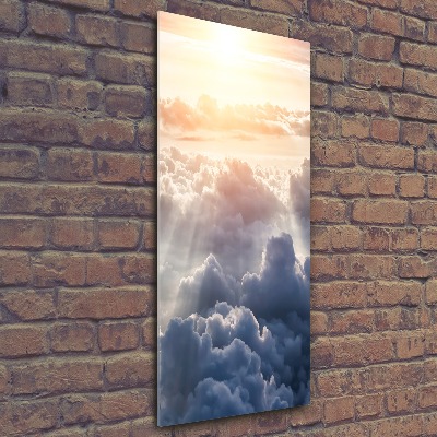 Staand foto in plexiglas Vliegen boven de wolken