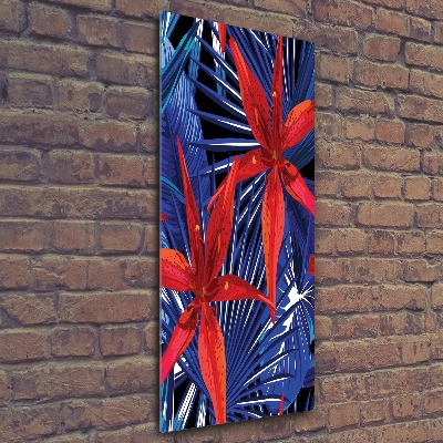 Staand foto plexiglas Tropische bloemen