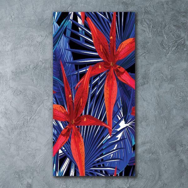 Staand foto plexiglas Tropische bloemen