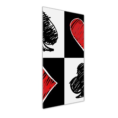 Staand plexiglas foto Kaartkleuren