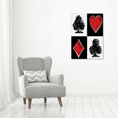 Staand plexiglas foto Kaartkleuren