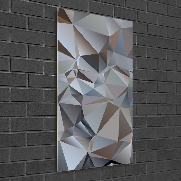 Staand foto in plexiglas Abstracte driehoeken