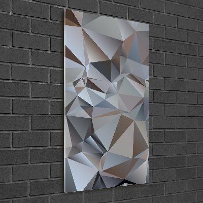 Staand foto in plexiglas Abstracte driehoeken