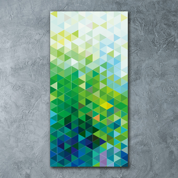 Staand foto op plexiglas Abstracte driehoeken