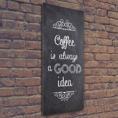 Staand foto in plexiglas Koffiecollage