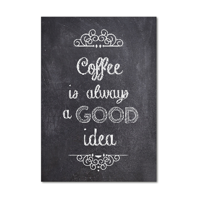 Staand foto in plexiglas Koffiecollage