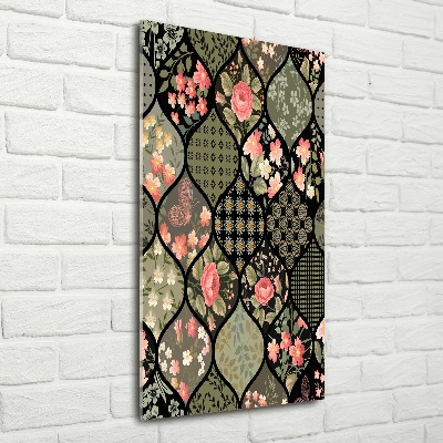 Staand foto plexiglas Bloemenpatroon