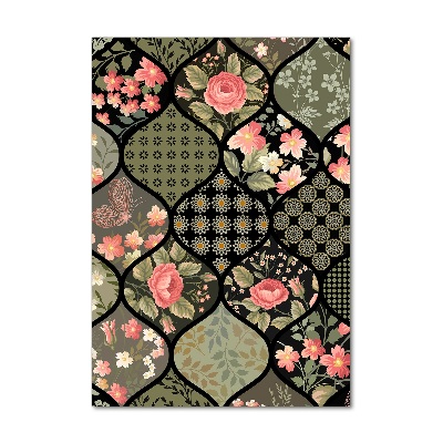 Staand foto plexiglas Bloemenpatroon