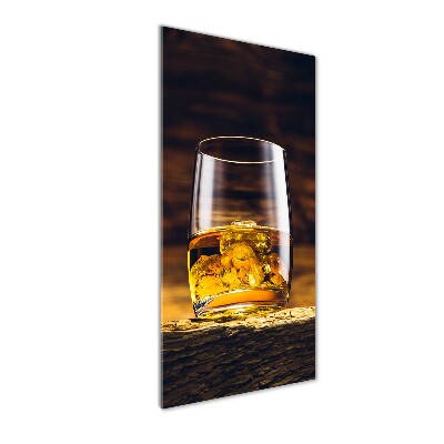 Staand foto op plexiglas Bourbon in een glas
