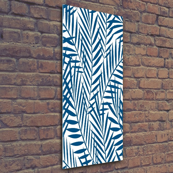 Staand plexiglas foto Tropische bladeren