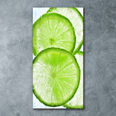 Staand foto plexiglas Kalk onder water