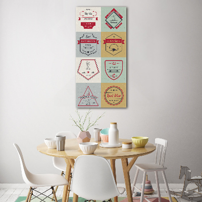 Staand foto in plexiglas Skateboardborden