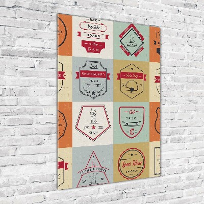 Staand foto in plexiglas Skateboardborden