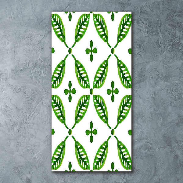 Staand foto plexiglas Groene bladeren