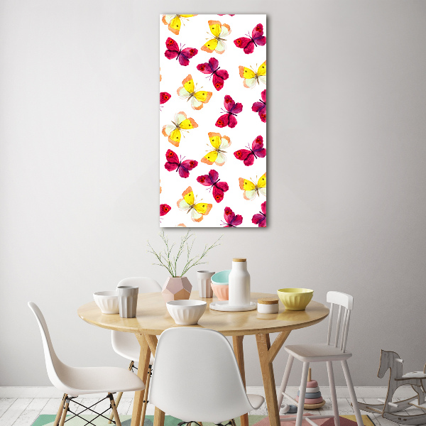 Staand plexiglas foto Kleurrijke vlinders